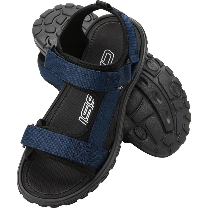 CRESSI Pete Sandal - Унісекс сандалі Cressi Pete для пляжу та води, чорно-синій, 37 EU