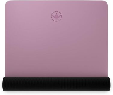 Килимок для йоги YOGALABS® STUDIO 185 x 68 x 0,4 см (великий) з ремінком з ECO PU та натурального каучуку - нековзне покриття для гімнастики та пілатесу, 100% екологічний, без шкідливих речовин (фіолетовий)