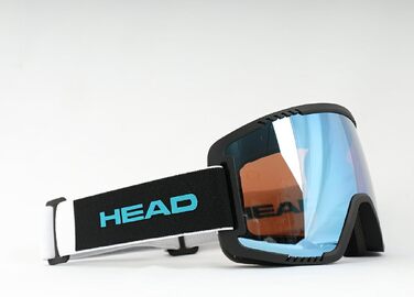 Гірськолижна маска HEAD Contex Pro 5K для лиж та сноуборду, унісекс, UV400, антифог, синя, розмір L