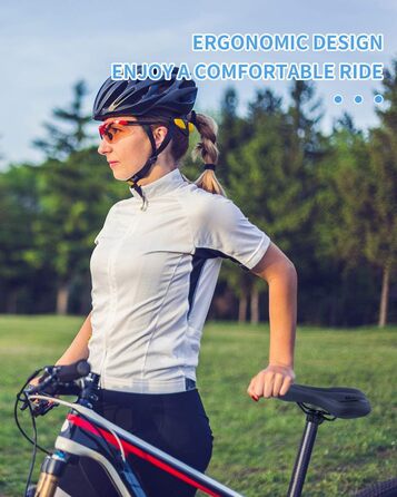 Велосипедне сідло MSDADA Gel MTB: комфортне, ергономічне, водонепроникне сідло для гірського велосипеда, BMX, шосе, міського велосипеда, спінінгу (чоловіче/жіноче)