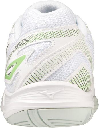 Кросівки дитячі Mizuno Stealth Star 2 Jr для залу (38 EU, білий, сірий, зелений)