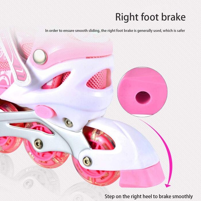 Інлайневі ролики HWGING 2-в-1, регульовані ролики для дітей, підходять для хлопчиків та дівчаток, початківців, жінок та чоловіків