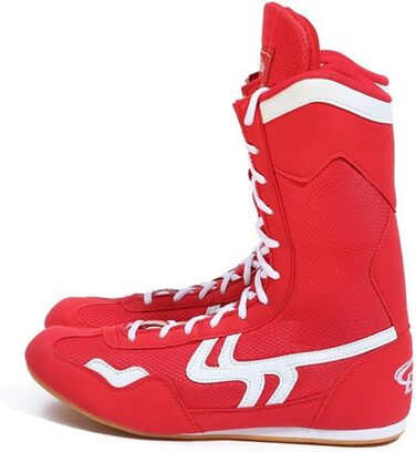 Легкі борцівські кросівки для чоловіків, жінок та дітей (44 EU, Червоний)