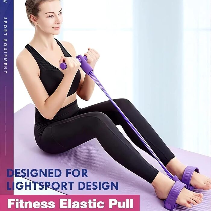 Гумові еластичні стрічки для фітнесу, 6 шт. (блакитні)