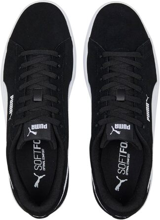 Чоловічі шкіряні кросівки Puma Smash 3.0 L чорні (Puma Black/White), розмір 43 EU