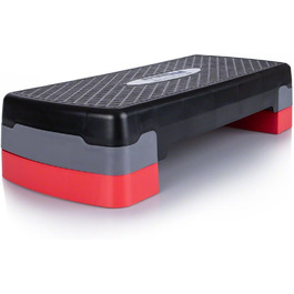 Степ-платформа Sport-Tec, регульована висота, чорна, 68x28 см