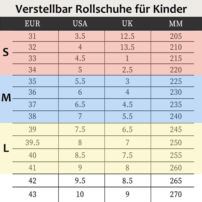 Дитячі ролики Kinder Quad Skates для дівчаток та хлопчиків, 4 розміри, підсвічування, для дому та вулиці
