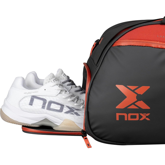 Сумка для паделу Nox Luxury Open Series, чорна з червоним
