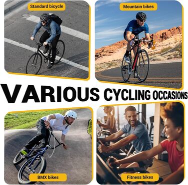 Зручний велосипедний сідло для чоловіків та жінок: широке, м'яке, гелеве, ергономічне. Підходить для MTB, Trekking, шосе, велотренажера, E-Bike. 27x16 см