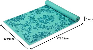 Килимок для йоги Gaiam з двосторонньою поверхнею Neobaroque
