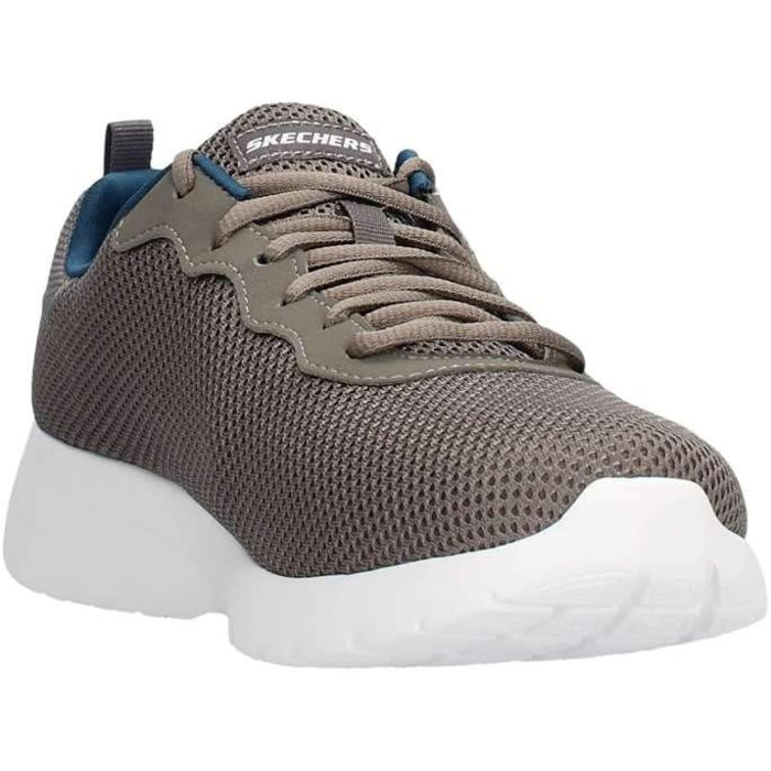 Кросівки Skechers Dynamight 2.0 Rayhill для чоловіків (47.5 EU, сірий сітка з оздобленням з PU)
