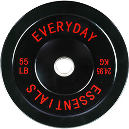 Олімпійський диск Everyday Essentials 25 кг зі сталевою втулкою