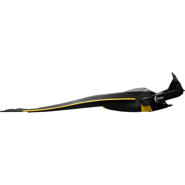 Ласти Cressi Pro Light відкриті, розмір S/M (40/41), чорні/жовті для дайвінгу