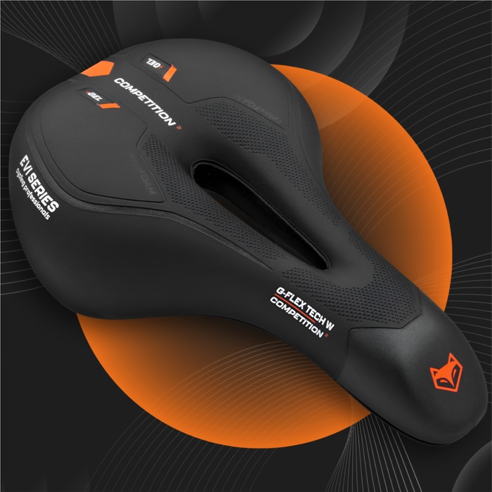 Велосипедне сідло EVI G-FLEX GEL TECH W 170 мм