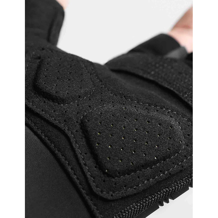 Велосипедні рукавички INBIKE Habfinger: літні, дихаючі, з TPR накладками на пальці та EVA підкладкою, антиковзкі, MTB, чоловічі/жіночі, MH020, чорний/зелений (S, чорний/помаранчевий)