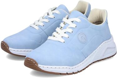 Кросівки жіночі Rieker M4903 Skater, блакитні, широка колодка 37 EU, устілка знімна