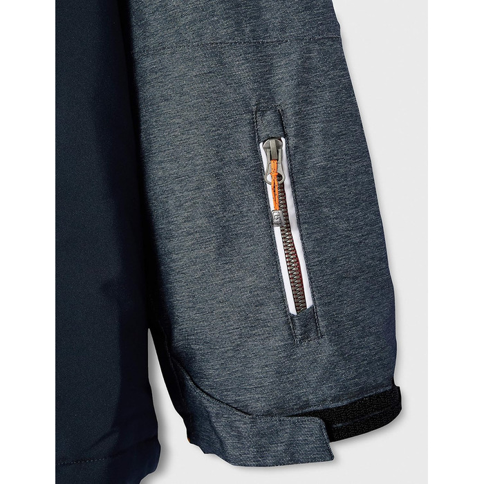 Killtec чоловіча куртка для катання на лижах Tirano Mn - функціональна куртка з відстібаною капюшоном та снігозахистом (M, темно-синій)