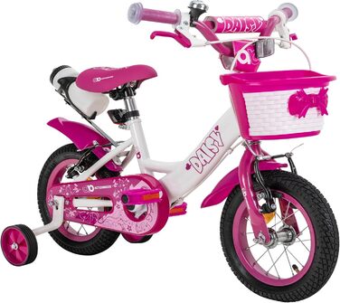 Детский велосипед Actionbikes Daisy 12/16 дюймов - V-Brake тормоза, защита от брызг, для детей 2-9 лет
