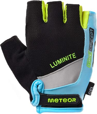 Рукавички Meteor Radhandschuhe MTB для гірського велосипеда, чоловічі/жіночі, для дітей, зелені/сині