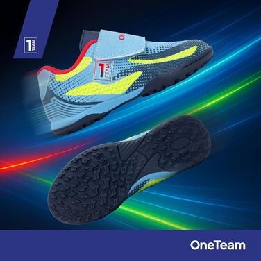 Дитячі футбольні бутси OneTeam Robero Junior TF для штучного покриття - синій, розмір 25 (26 EU)