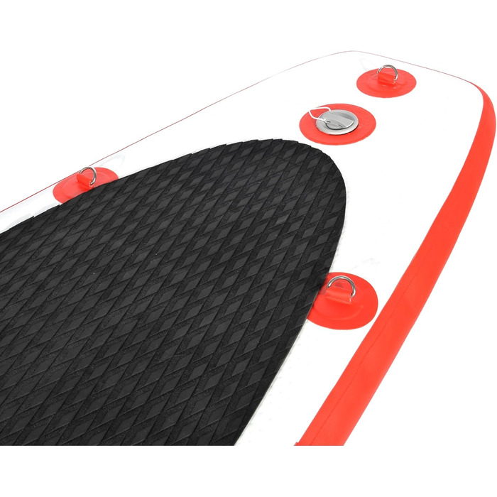 Надувна SUP-дошка Nemaxx 305x76x10 см, червоно-синя, для веслування стоячи