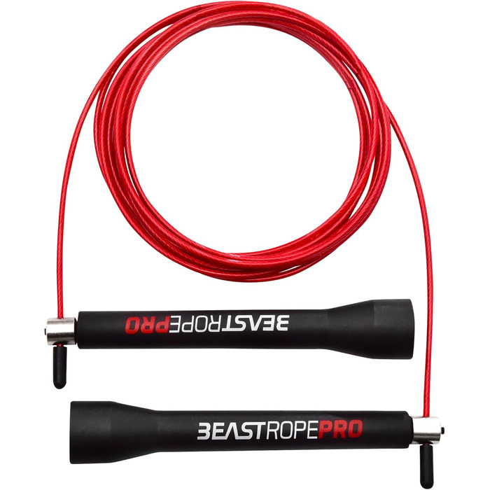 Професійний стрибковий канат Beast Gear 'Profi' для дорослих — Фітнес-скакалка для боксу, MMA, кардіо та схуднення (Indoor/Outdoor)