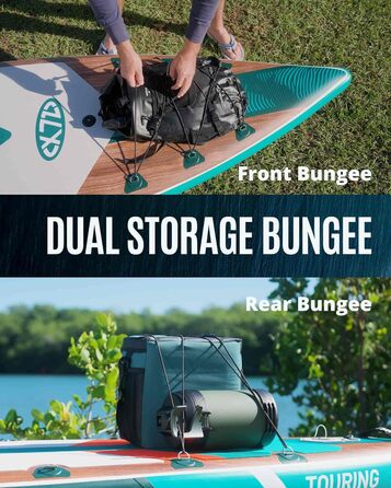 SUP дошка ZLX 350x83 см, набір для Stand Up Paddling, зелена (під дерево), до 200 кг