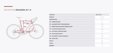 Дитячий гірський велосипед Kross Hexagon Jr 1.0, рама 12