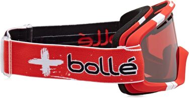 Лижна маска Bollé Nova II Unisex M-L, матова, лімітована серія Switzerland