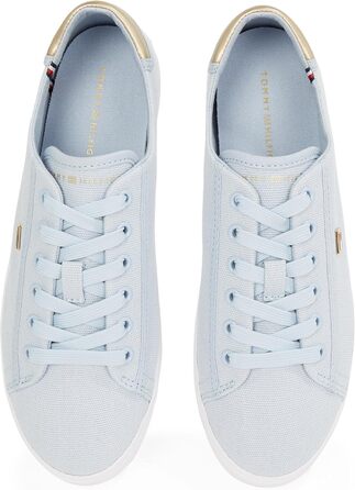 Кросівки жіночі Tommy Hilfiger Vulcanized Canvas, блакитні Breezy Blue, 39 EU