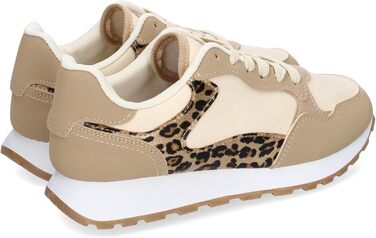 Жіночі спортивні кросівки повсякденні Khaki, 37 EU - зручні, стильні, на шнурівках