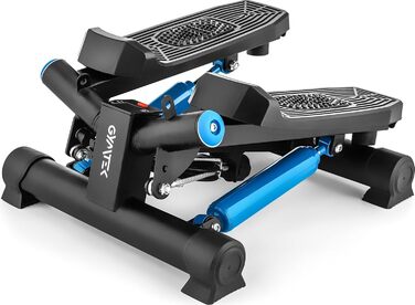 Степпер Gymtek XST250 з ручками та еспандерами, LCD, лічильник кроків і калорій – тренажер для фітнесу, пілатесу та домашніх тренувань