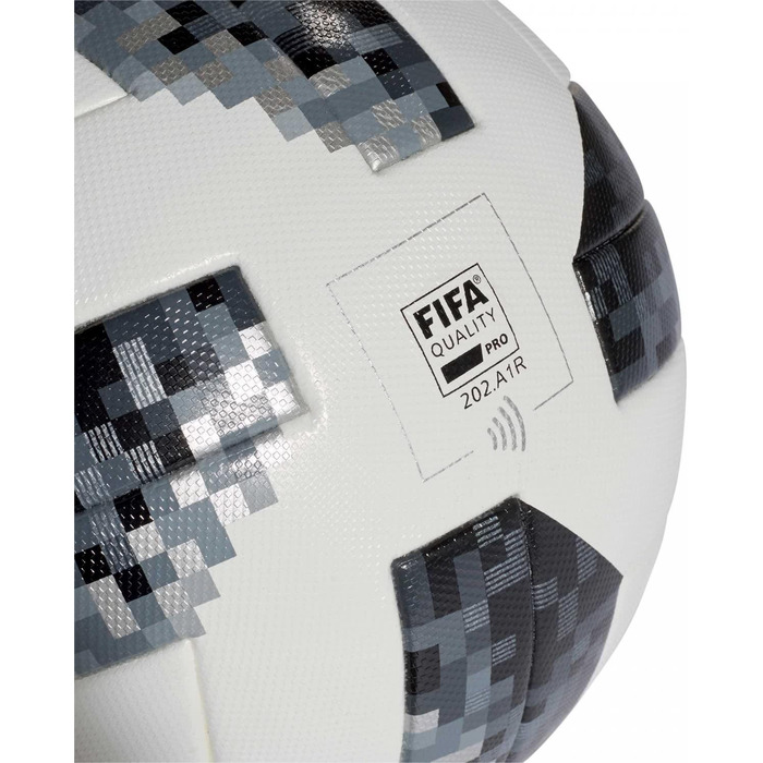 Офіційний футбольний м'яч adidas FIFA World Cup, розмір 5, білий/чорний/сріблястий