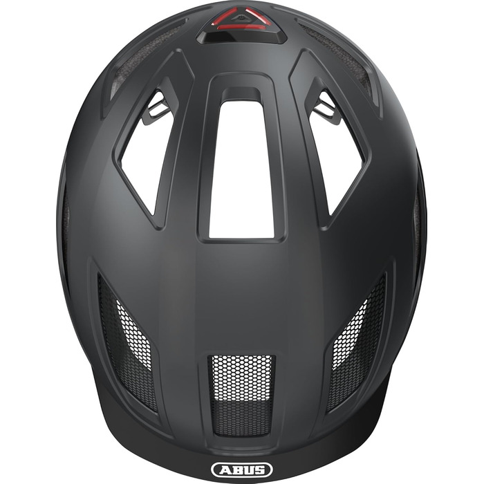 Велосипедний шолом ABUS Hyban 2.0 з підсвіткою, ABS, для дорослих XL, чорний