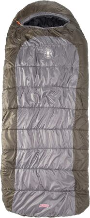 Сплячий мішок Coleman Big Basin -9°C: великий, для дорослих, з регульованою капюшоном та підкладкою з флісу