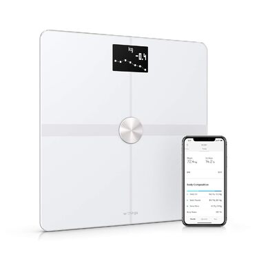 Ваги Withings Body+: вимірювання BMI, м'язової маси, водного балансу, Bluetooth/Wi-Fi, відновлені