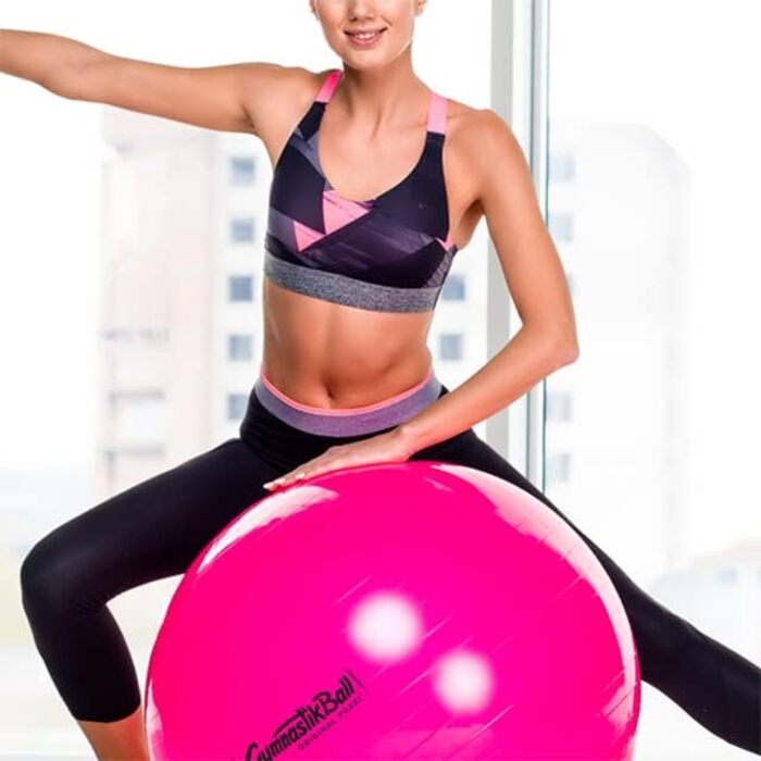 Гімнастичний м'яч Pezziball 75 см червоний для фітнесу