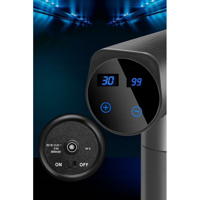 Перкусійний масажний пістолет Massage Gun Pro — масажер для спини, стоп та всього тіла