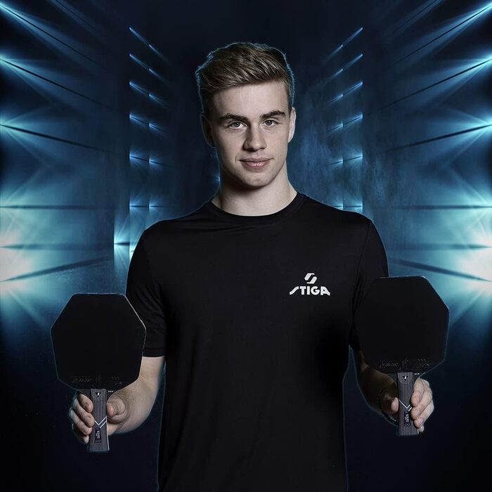 Ракетка для настільного тенісу STIGA Cybershape Future, інноваційна 3-зіркова ракетка з шестикутною формою