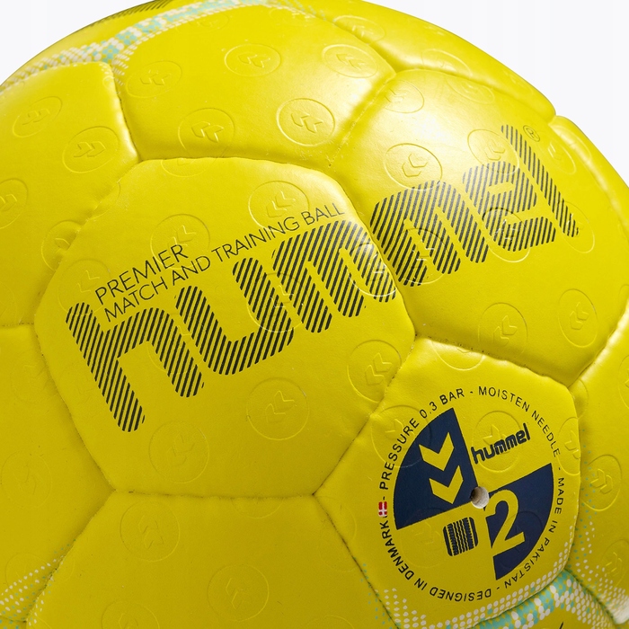Гандбольний м'яч Hummel Premier HB yellow/white/blue, розмір 2