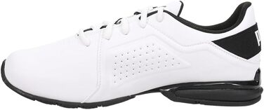 Кросівки Puma Viz Runner Cross для чоловіків, розмір 42.5 EU, широка колодка, чорно-білі