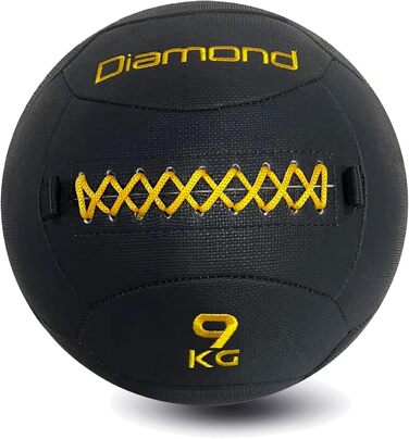 Медичний м'яч G5 HT SPORT Diamond зі шкіри для кросстренінгу, 4/6/9 кг, посилені шви, професійний фітнесбол для інтенсивних тренувань і змагань
