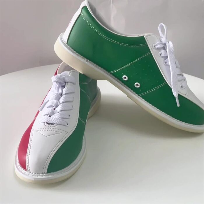 Ботинки для боулінгу VEACAM для чоловіків та жінок, унісекс, легкі, з ковзними підошвами, спортивні, для тренувань, 43 EU, зелені