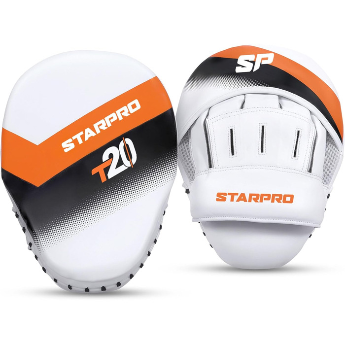 Лапи Starpro для боксу та кікбоксингу, універсальний розмір, помаранчеві, для реалістичного та ефективного тренування, боксерські пади для єдиноборств
