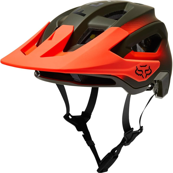 Велосипедний шолом Fox Speedframe Pro Fade чорний/зелений, розмір L, для ендуро та MTB