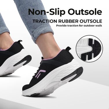 Жіночі кросівки FitVille для ходьби та бігу - широкі, зручні, дихаючі, з неслизькою підошвою. Ідеальні для занять спортом, фітнесом, джогінгом на вулиці. Кольори: блакитний, бірюзовий, чорний, лавандовий. Розмір 39 EU. Модель V17