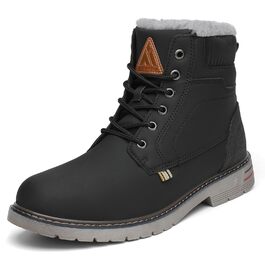 Зимові черевики Mishansha Herren: теплі, з підкладкою, антиковзаючі, класичні, розмір 39-48 EU, чорний