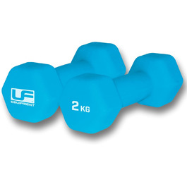 Гантелі Urban Fitness K-REY-UFW033 2x2 кг, неопрeн, шестигранні, сині