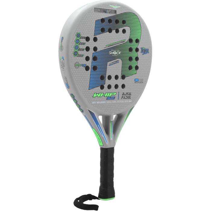 Падельна ракетка Adutlo Royal Padel RP 790 Whip Poly зелена