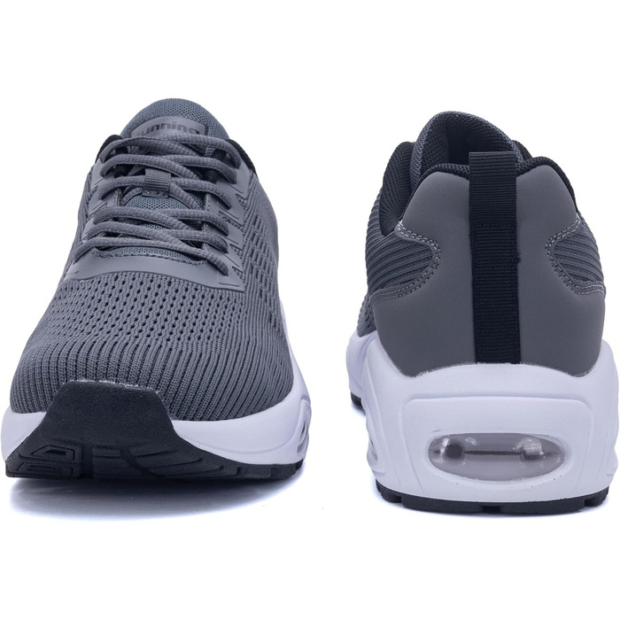 Кросівки для бігу чоловічі GANNOU - спортивні, легкі, дихаючі, з амортизацією, розмір 40-47, сірий колір